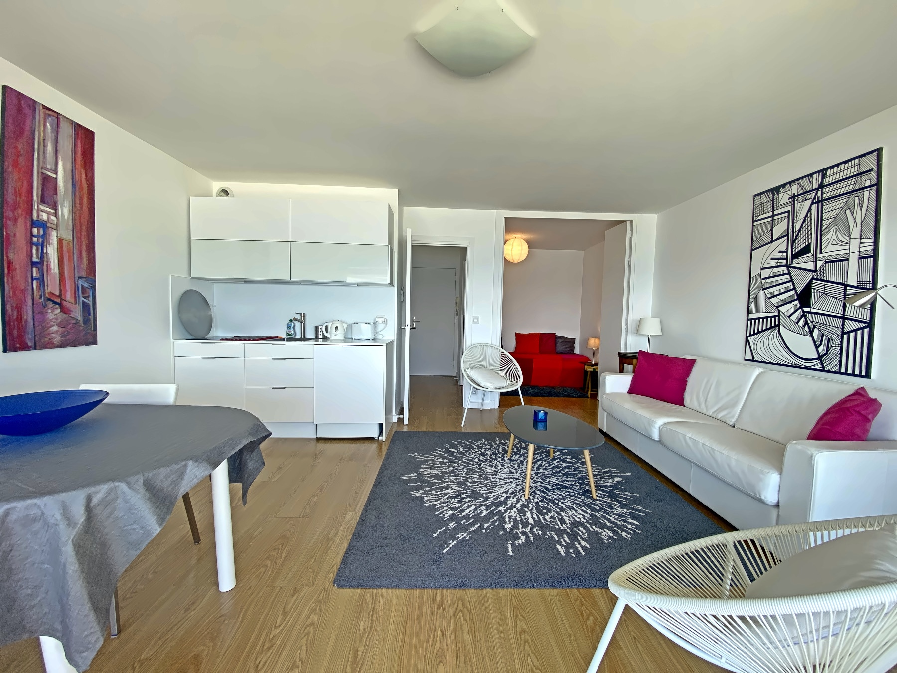 RÉF 193 Larmor-Plage appartement T1bis pleine vue mer